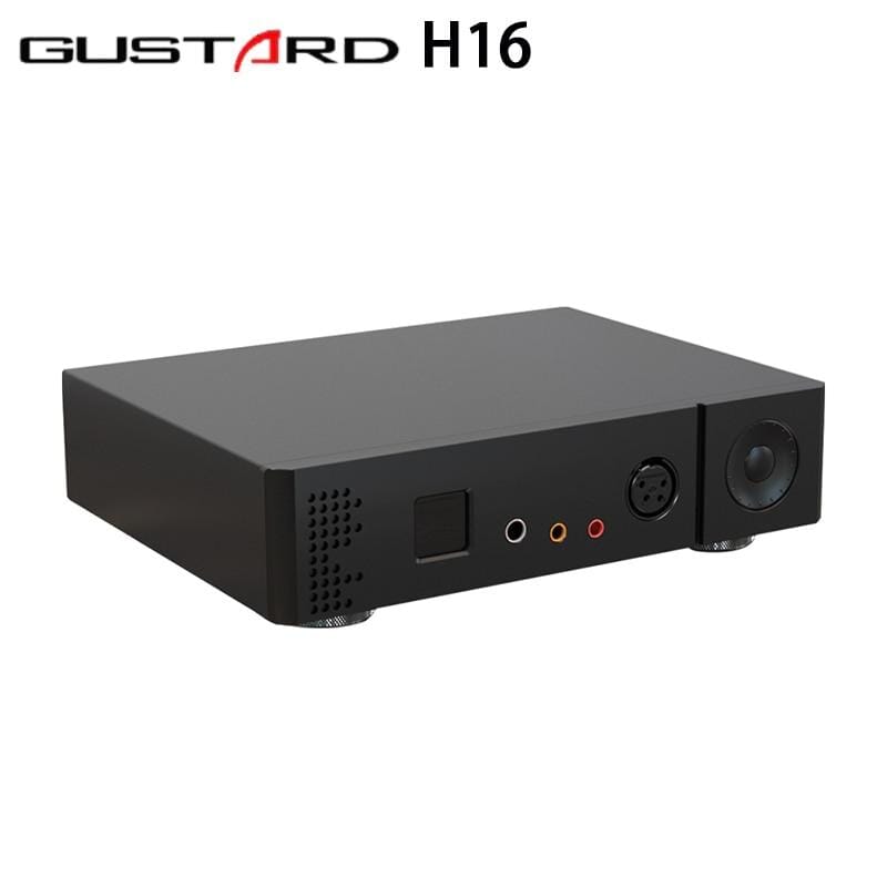 GUSTARD H16 OLED Balanced Headphone Amplifier Pre Amplifier HiFiGo Black