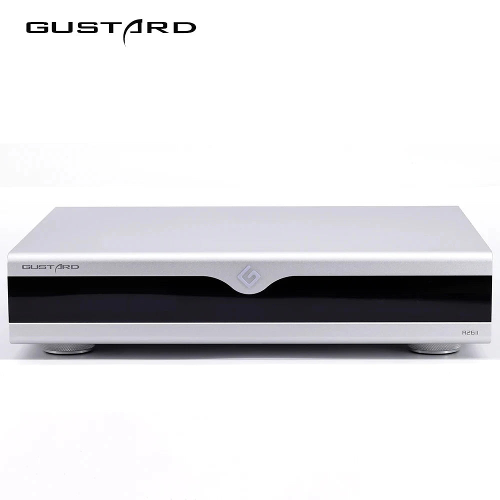 Gustard R26 II / R26II Decoder 26 Bit Network Streamng DAC Fully Discrete R2R BT5.1 with Remote Control HiFiGo R26II Silver
