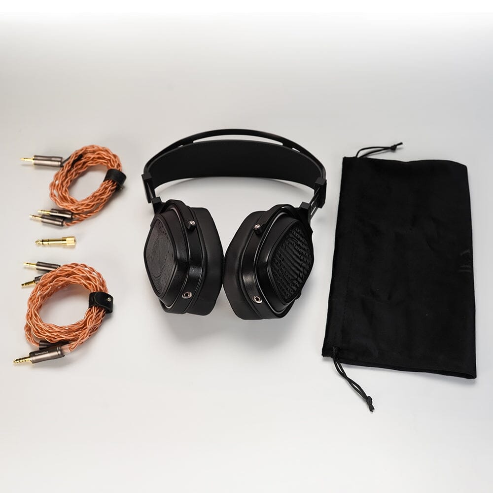 HarmonicDyne BAROQUE 60mm Ceramic-Metal Diaphragm Dynamic Driver Headphone HiFiGo