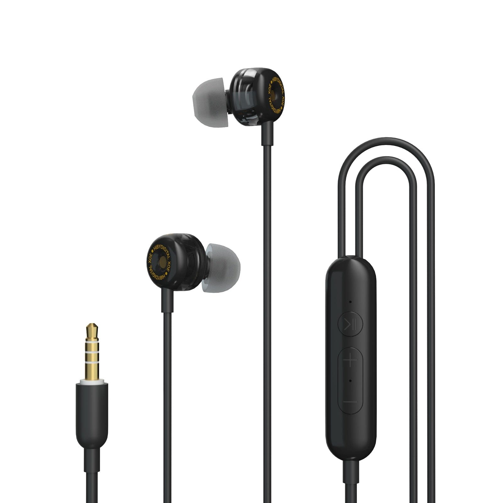 HiBy Digital XOE 8mm DLC Diaphragm Dynamic Driver Biult-in ES9270C HiFi Earphones HiFiGo XOE-3.5mm-Black