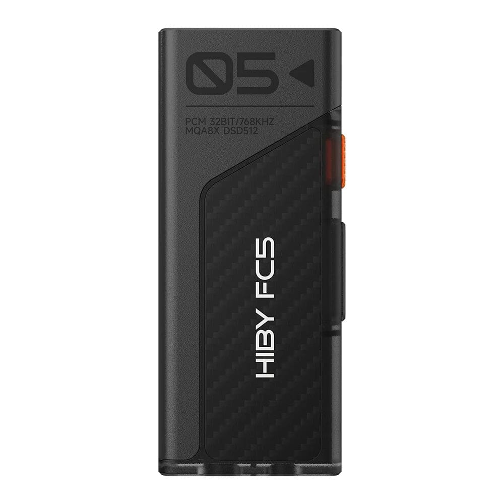 HiBy FC5 2025 With Display Dual CS43198 Portable USB DAC& HiFiGo FC5 2025 With Display-Black