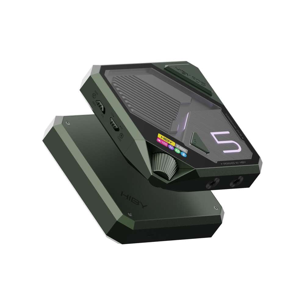 HiBy FD5 AK4493*4 Cyberpunk Desktop DAC& HiFiGo FD5