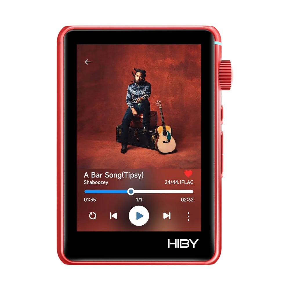 HiBy R3II 2025 Portable HiFi Digital Audio Player HiFiGo R3II 2025-Red