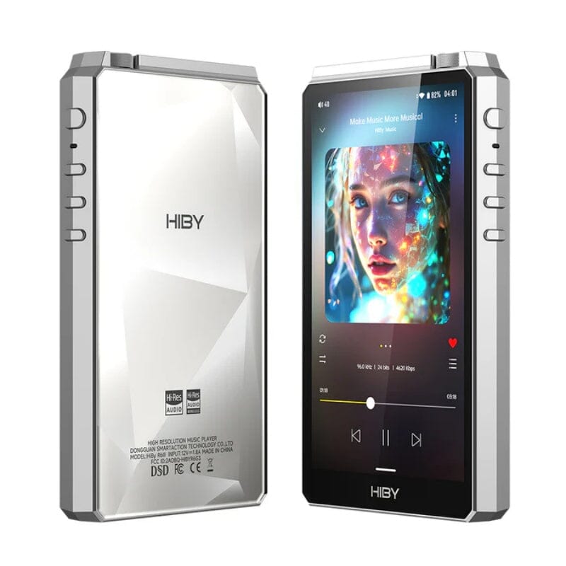 HiBy R6 III 2025 CS43198*4 Portable Music Player HiFi DAP HiFiGo R6 III 2025-Silver