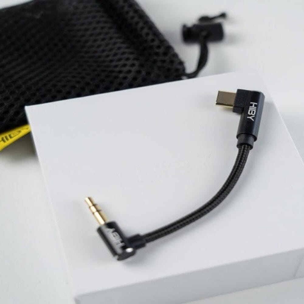 HiBy Type C to 3.5mm Coaxial Cable For HiBy R4 HiFiGo Type-C to 3.5mm