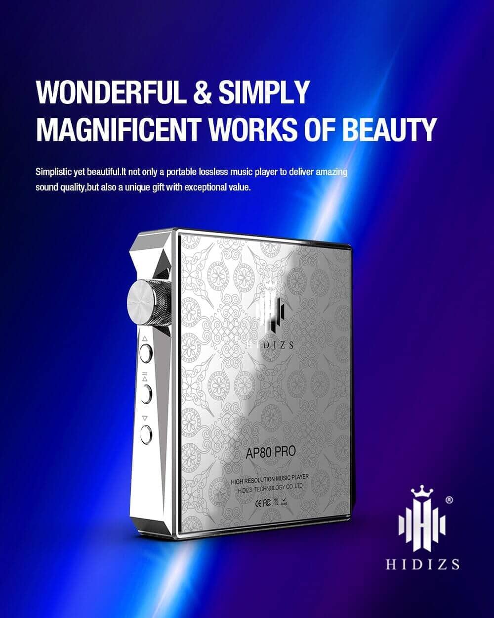 Hidizs AP80 PRO Fully Balanced Portable Music Player DAP HiFiGo TITANIUM ALLOY