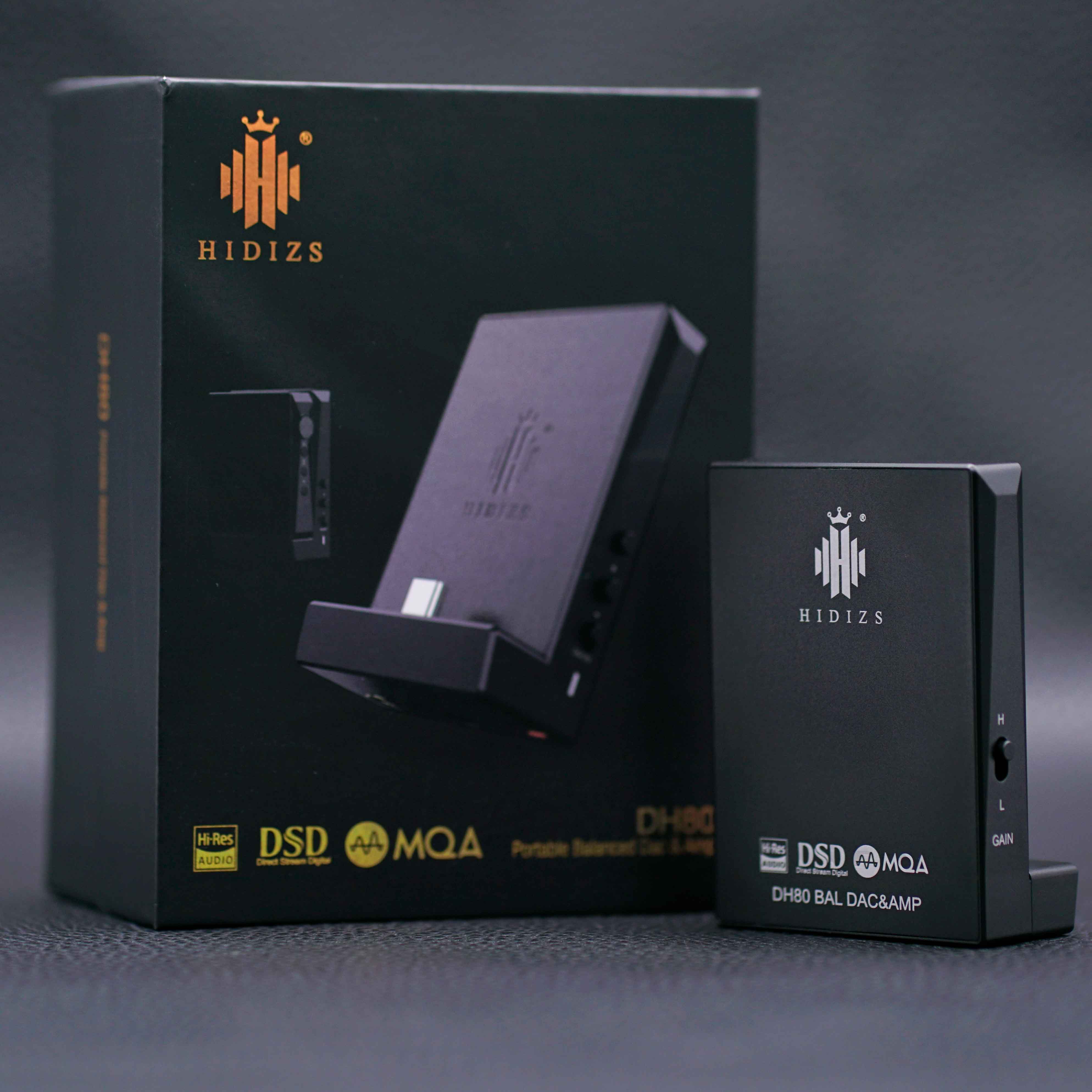 Hidizs DH80 / DH80S Portable Balanced DAC & AMP Headphone Amplifier HiFiGo