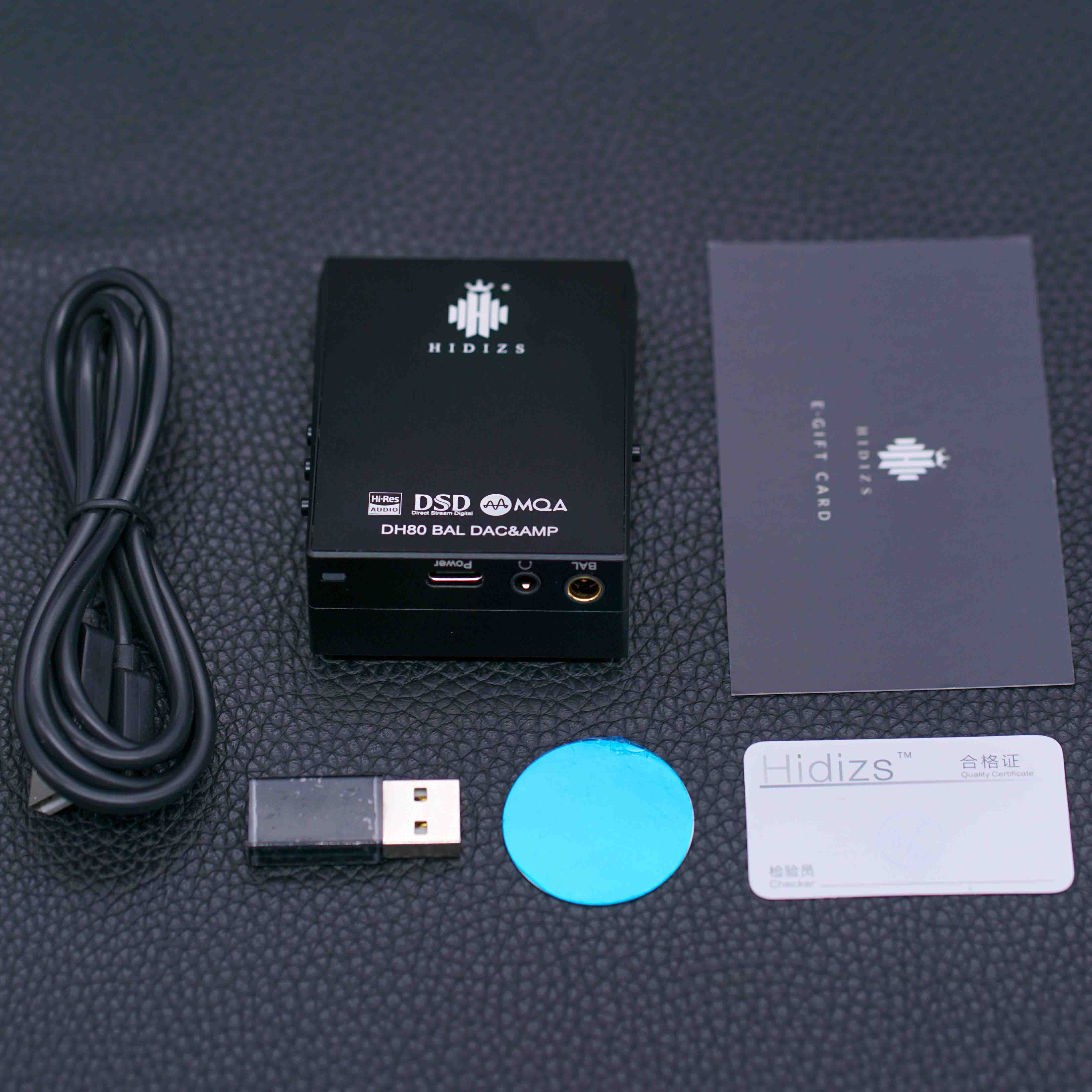 Hidizs DH80 / DH80S Portable Balanced DAC & AMP Headphone Amplifier HiFiGo