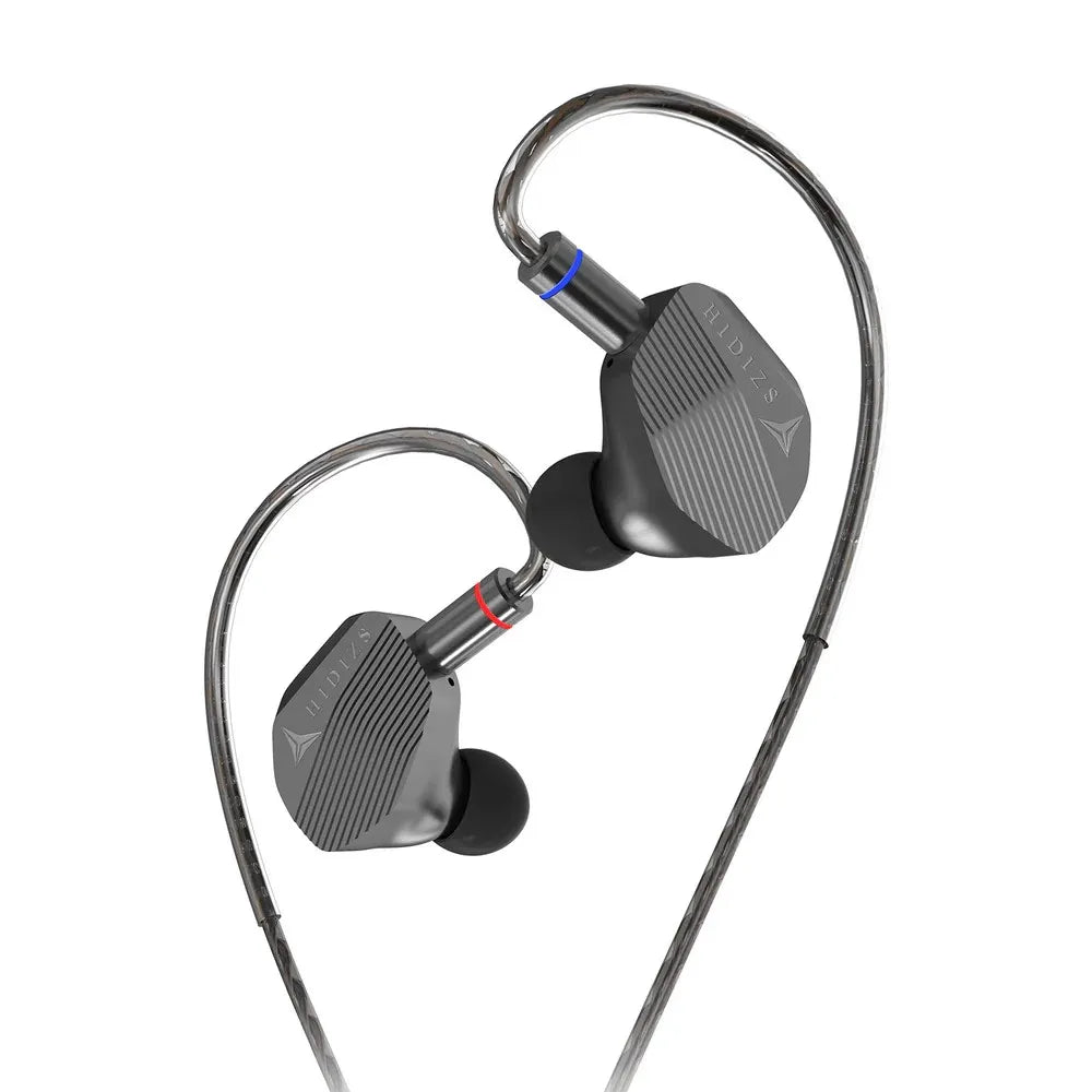 HIDIZS MP143 Salt 14.3mm Large Planar HiFi In-Ear Earphone HiFiGo MP143-GunBlack 4.4mm