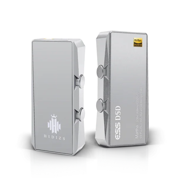 Hidizs S9 Pro Plus Martha Flagship ES9038Q2M DAC Portable HiFi Balanced Dongle HiFiGo S9 Pro Plus Martha- Silver