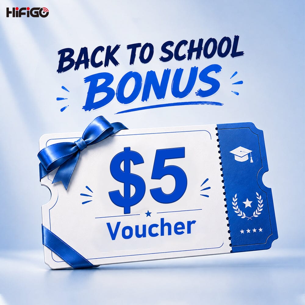 HiFiGo Back to School Bonus Reward Code HiFiGo $5