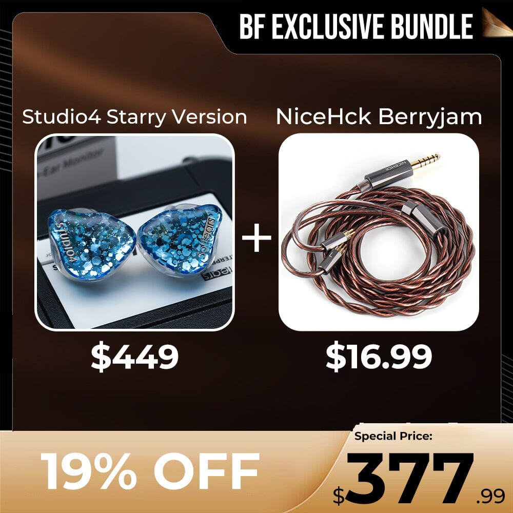 HiFiGo IEM Bundle HiFiGo Softears Studio4 Starry + NiceHck Berryjam Bundle