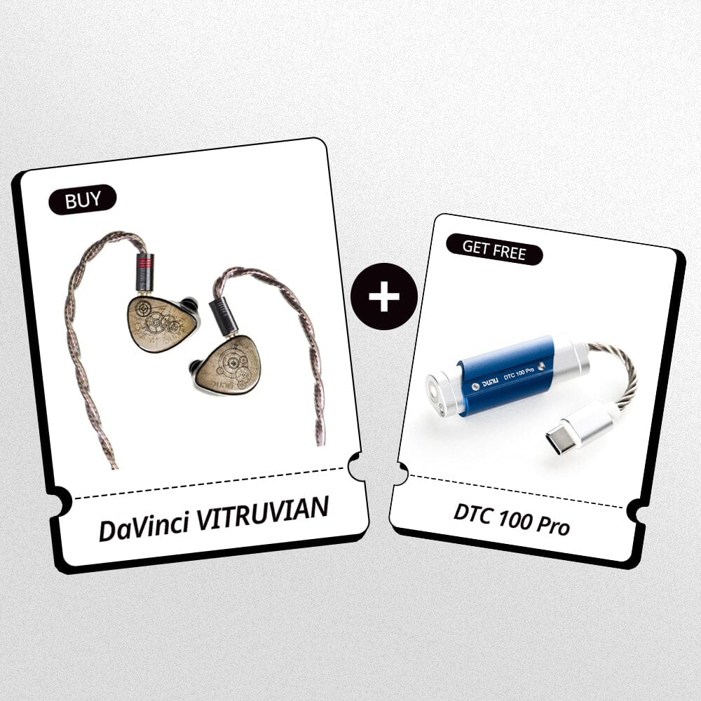 HiFiGo IEM & DAC/AMP Deals with Free Gifts HiFiGo DaVinci Vitruvian + Free Gift DTC 100 Pro