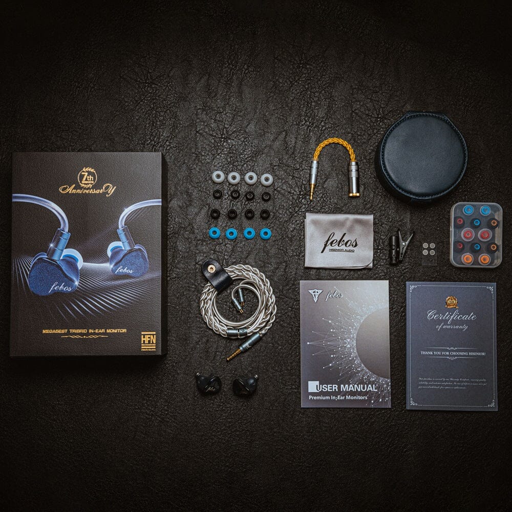 Hisenior Mega5Est 10mm 1DD+2BA+2EST Tribrid In-Ear Earphones Hisenior