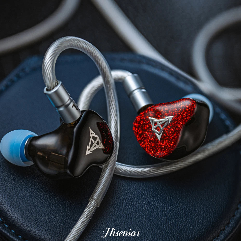 Hisenior Mega5Est Bass+ 1DD+2BA+2EST Tribrid Drivers IEM HiFiGo Mega5Est Bass+ Limited Edition