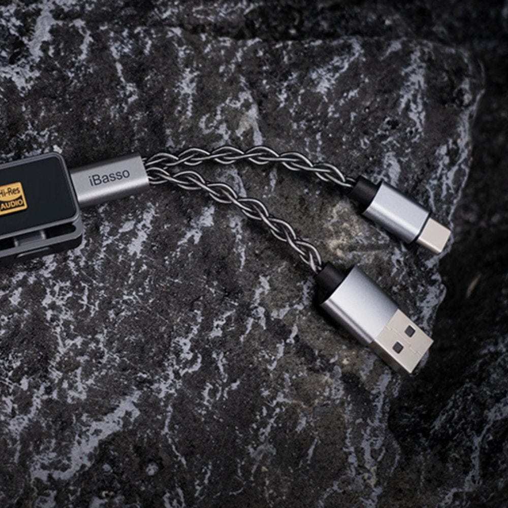 iBasso CB19 High-Purity Silver-Plated Cooper Y Adapter Cable HiFiGo
