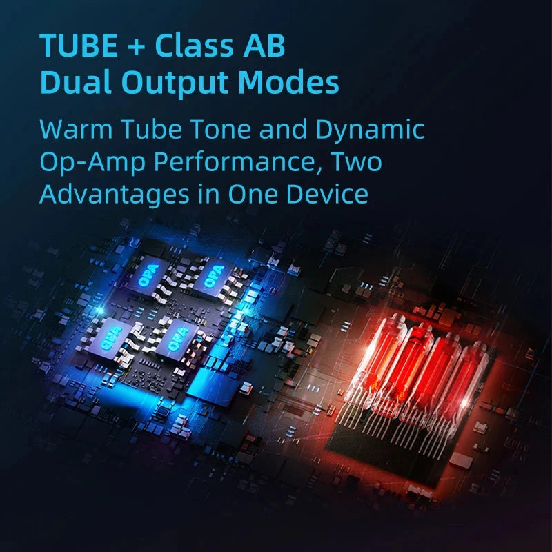 iBasso PB6 MACAW Four JAN6418 Tube Dual-Mode Portable Headphone Amplifier HiFiGo