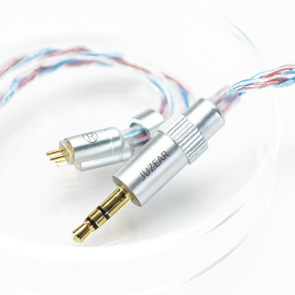 JUZEAR Flare 6N SPOCC+SCCW Hybrid Defiant Original Earphone Cable HiFiGo