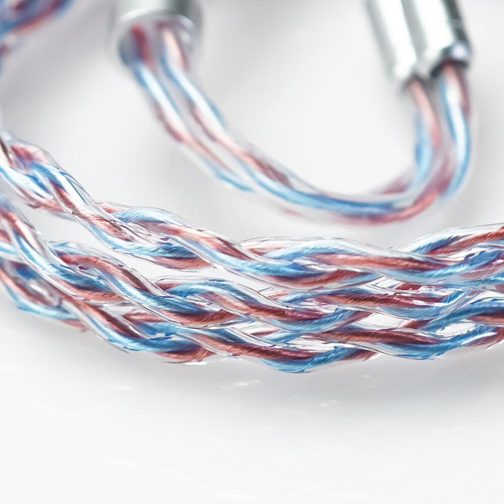 JUZEAR Flare 6N SPOCC+SCCW Hybrid Defiant Original Earphone Cable HiFiGo