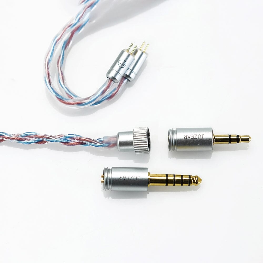 JUZEAR Flare 6N SPOCC+SCCW Hybrid Defiant Original Earphone Cable HiFiGo