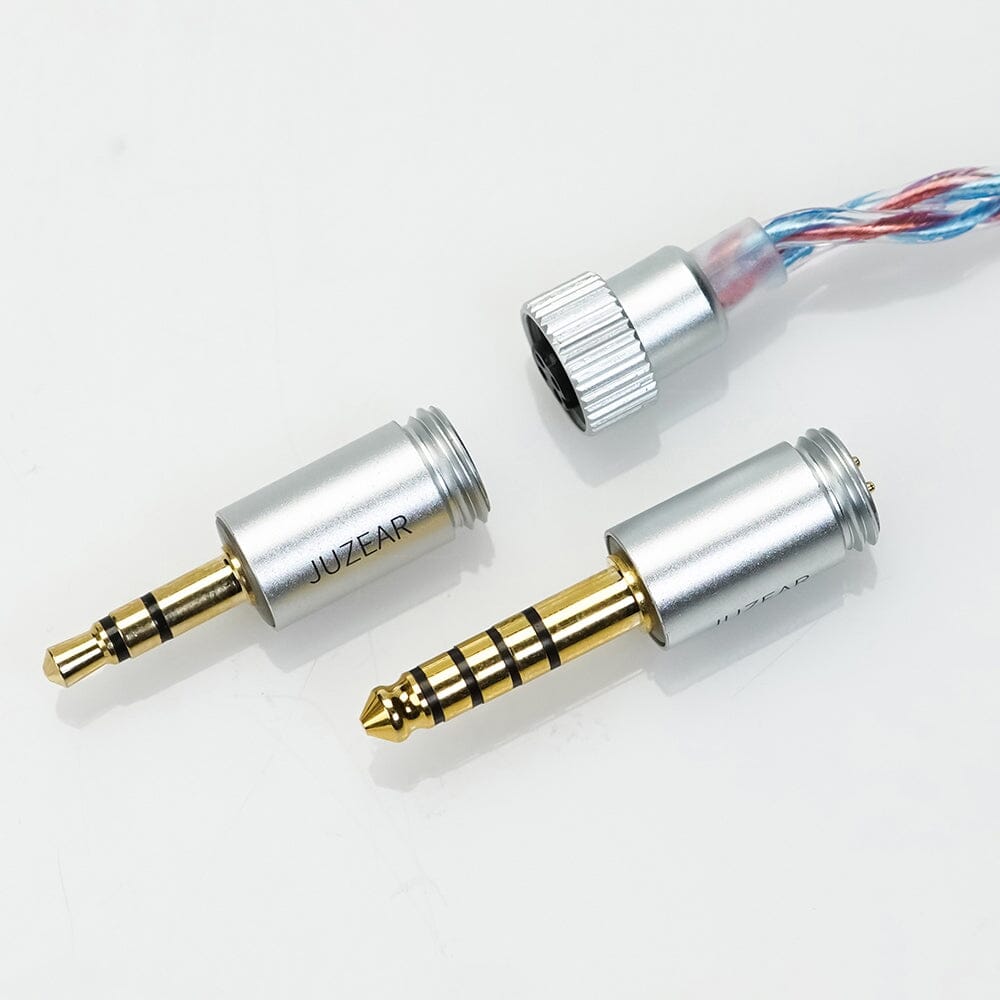 JUZEAR Flare 6N SPOCC+SCCW Hybrid Defiant Original Earphone Cable HiFiGo