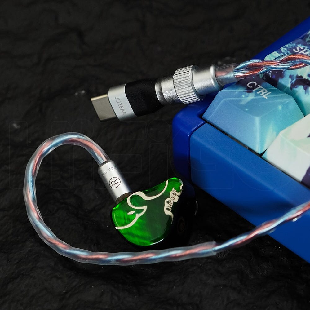 JUZEAR Flare 6N SPOCC+SCCW Hybrid Defiant Original Earphone Cable HiFiGo