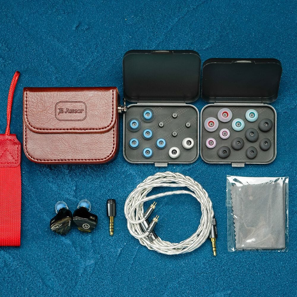 JUZEAR Harrier 1DD+6BA+2 Micro Planar Drivers In-Ear Earphone JUZEAR