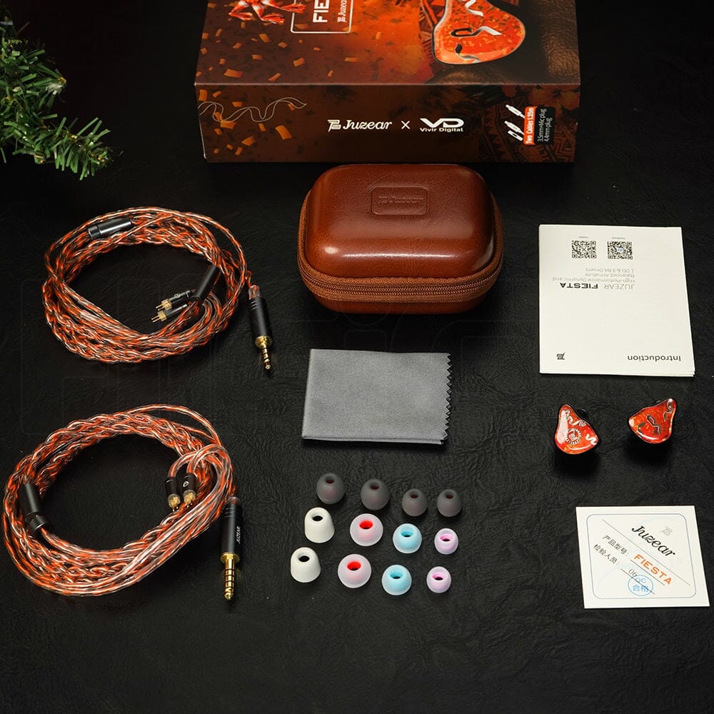 JUZEAR x Vivir Digital FIESTA 1DD + 3BA Hybrid In-Ear Monitors JUZEAR
