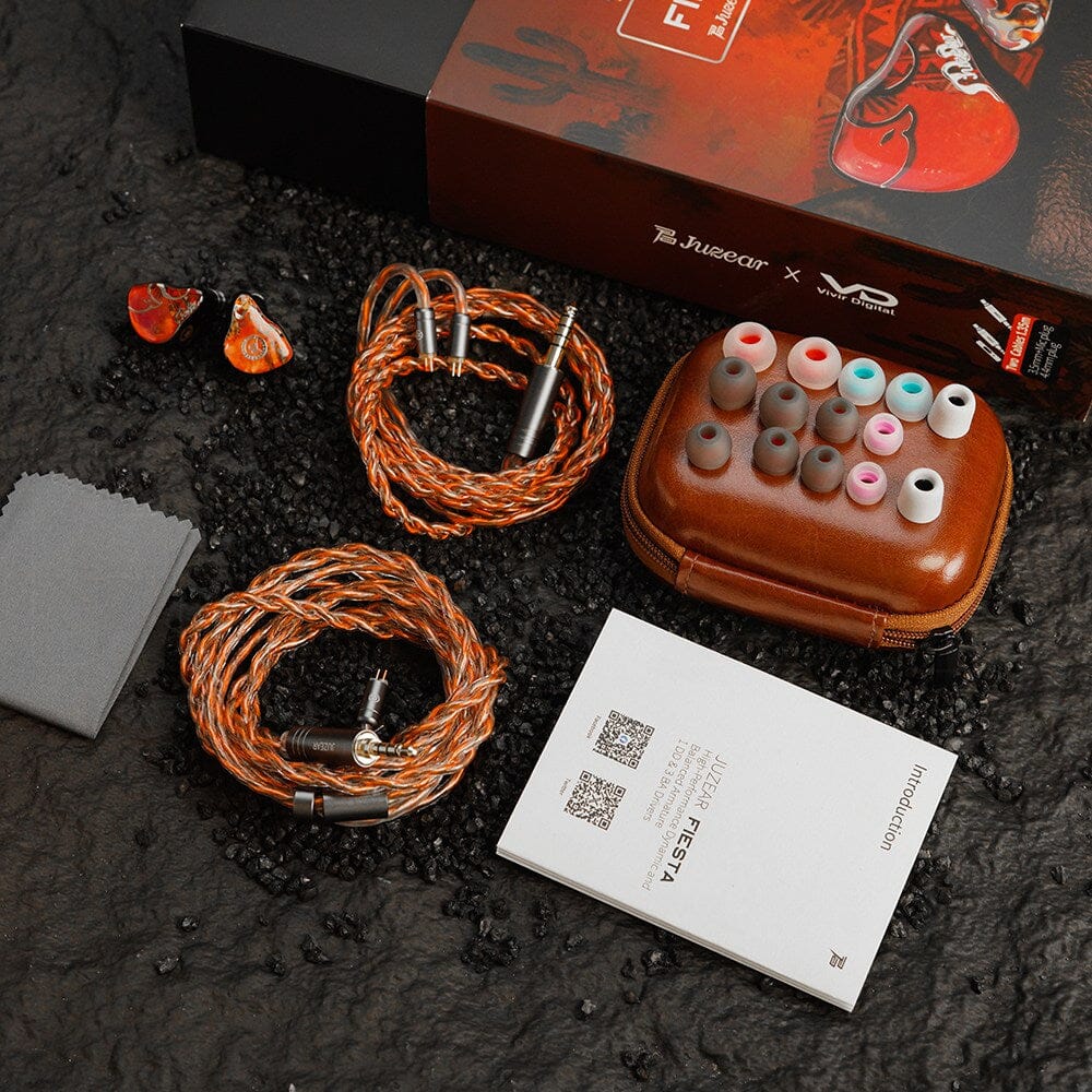 JUZEAR x Vivir Digital FIESTA 1DD + 3BA Hybrid In-Ear Monitors JUZEAR