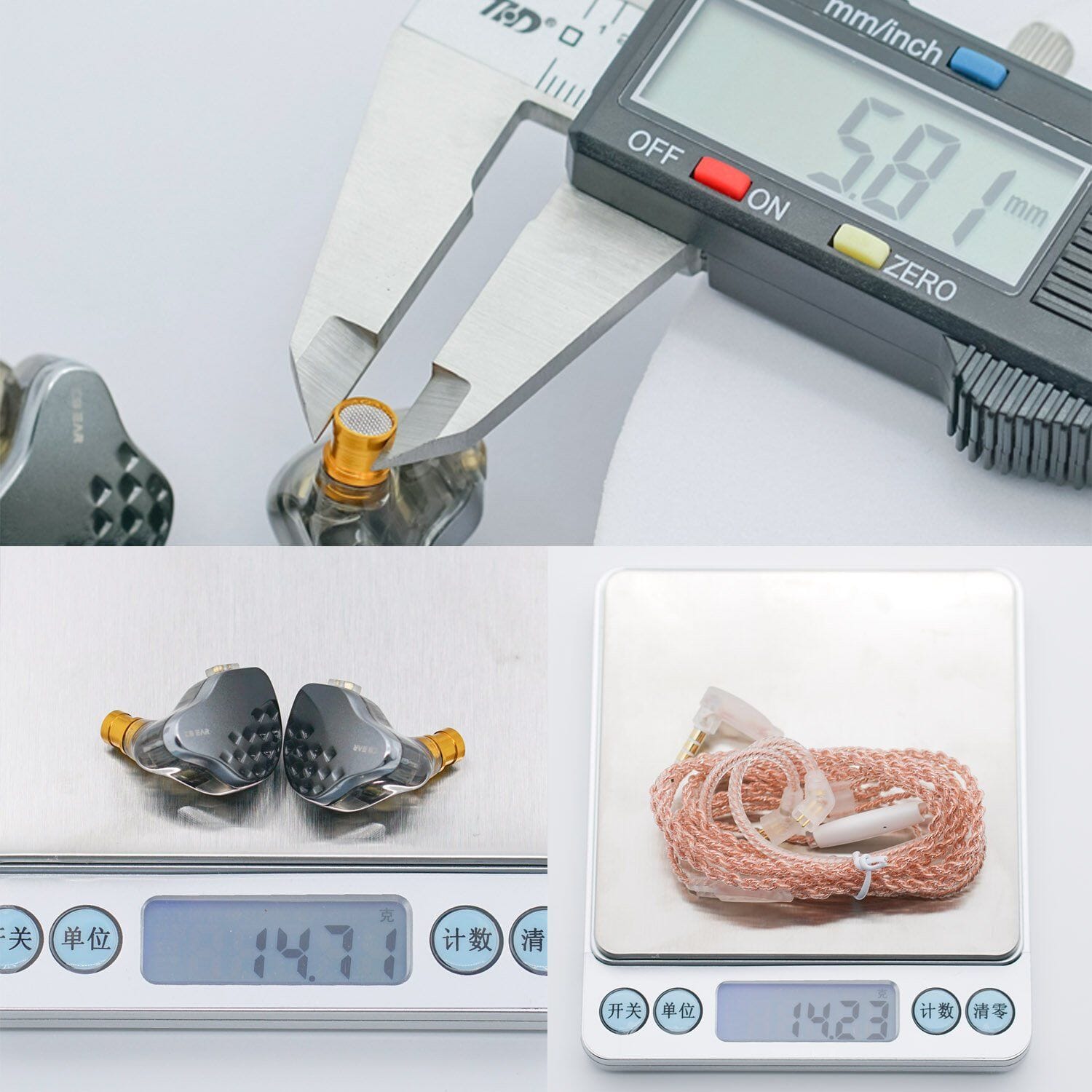 Kbear Robin 1DD + 4BA Hybrid In-Ear Monitors Earphone HiFiGo