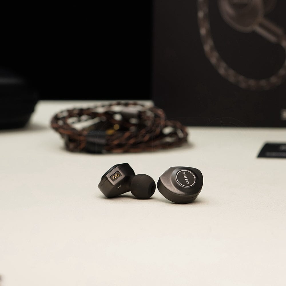 KEFINE Delci 10mm DLC+PU Diaphragm Dynamic Driver IEMs HiFiGo