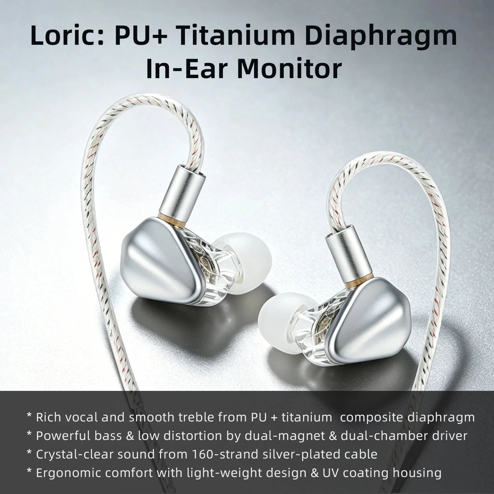 KEFINE Loric 10mm Dynamic Driver In-Ear Monitors KEFINE