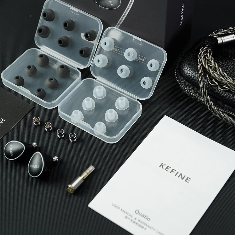 KEFINE Quatio 2DD +2BA Hybrid Drivers IEMs Earphone HiFiGo