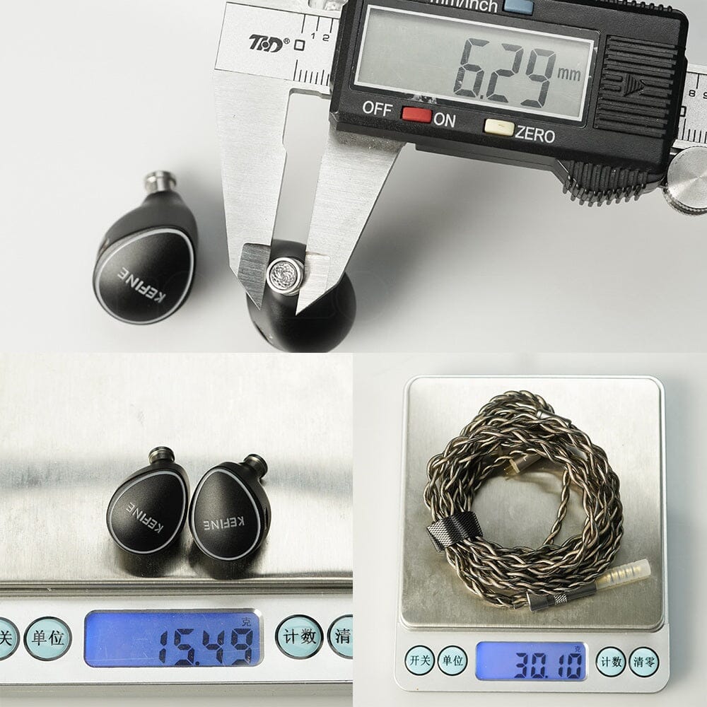 KEFINE Quatio 2DD +2BA Hybrid Drivers IEMs Earphone HiFiGo