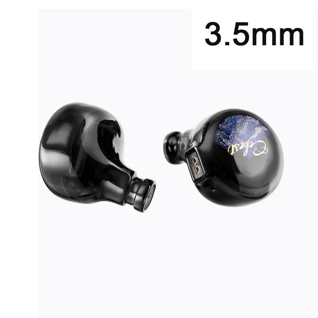 Kinera Celest Pandamon 2.0 10mm Square Planar Driver In-Ear Monitors HiFiGo Black-3.5mm
