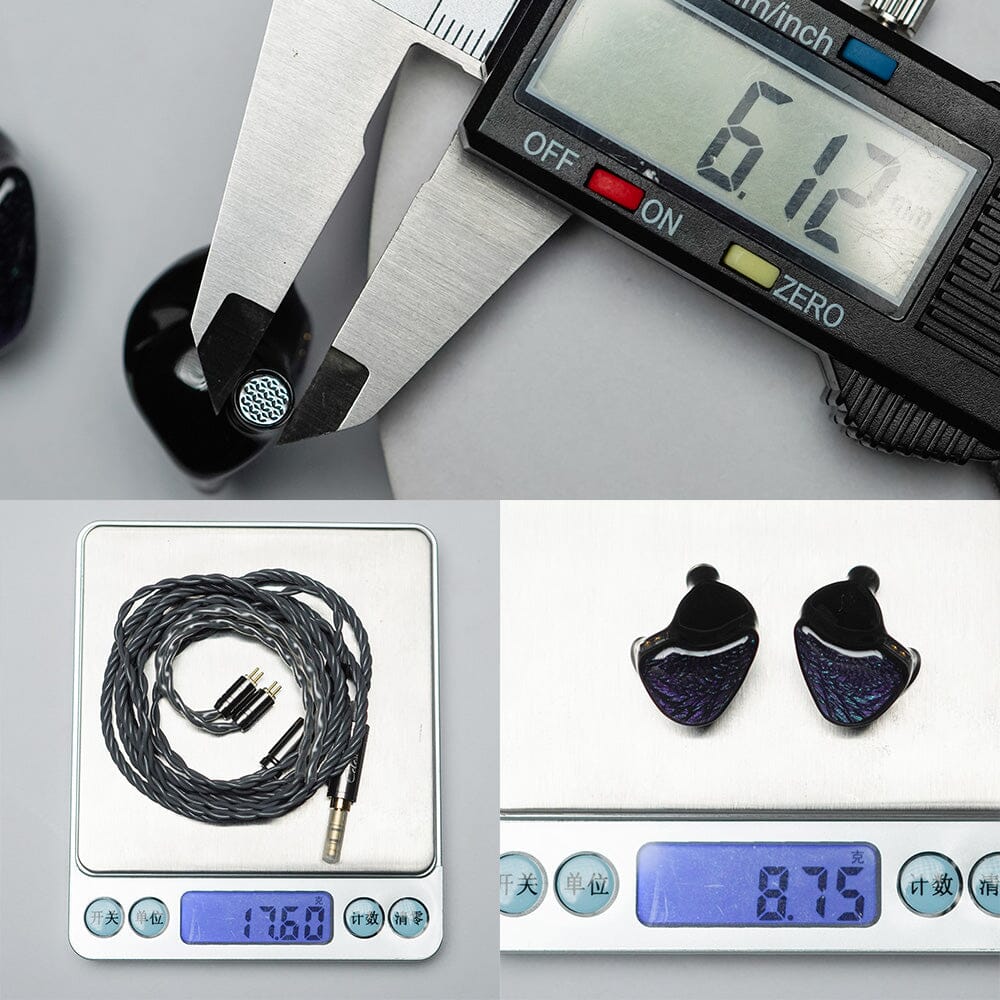 Kinera Celest Wyvern Black 10mm LCP Dynamic Driver In-Ear Earphones HiFiGo