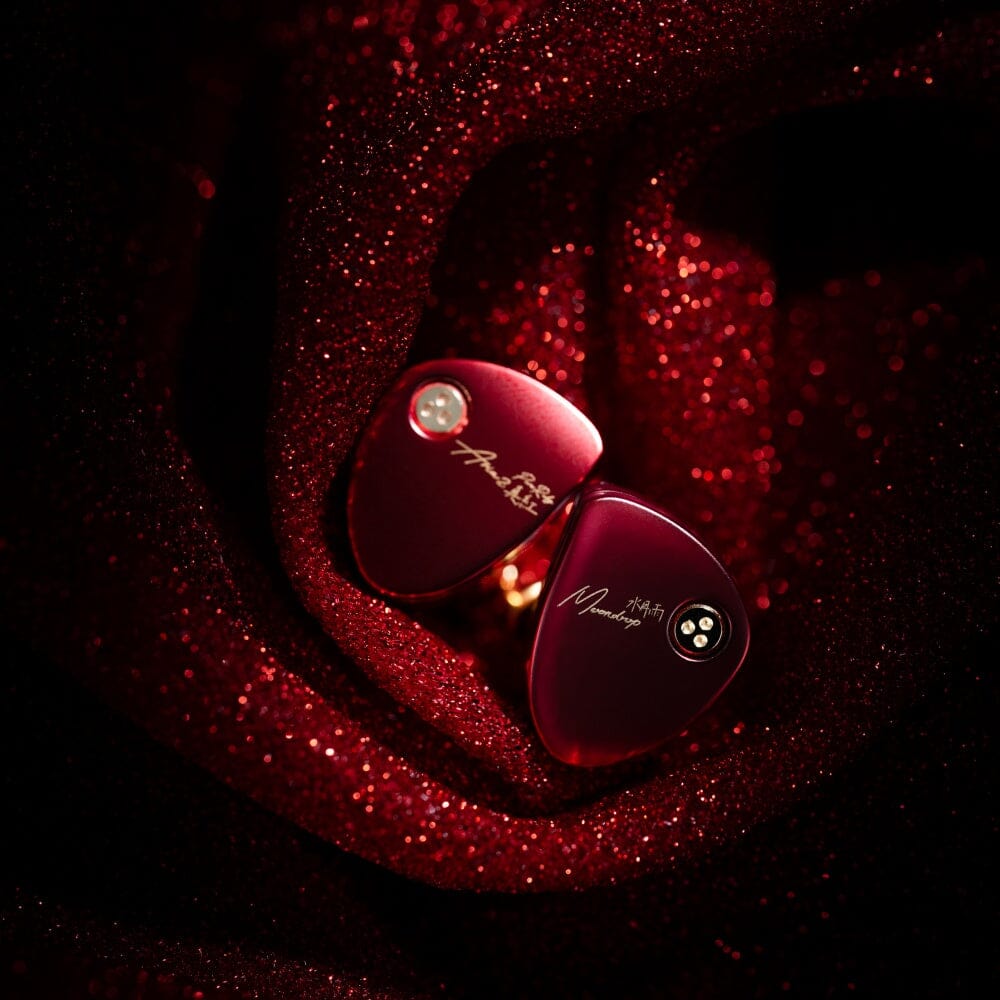 Moondrop Aria 2 / Aria2 Full-Field Hi-Fi Patent Dynamic Driver In-Ear Monitors HiFiGo Aria 2-Vibrant Red