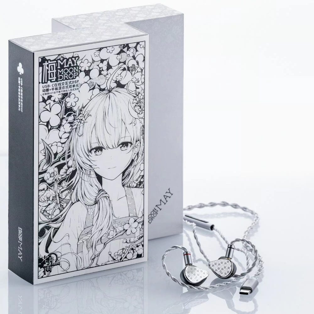 Moondrop May DSP Fully Balanced DD+Planar Hybrid Drivers HiFi IEMs HiFiGo