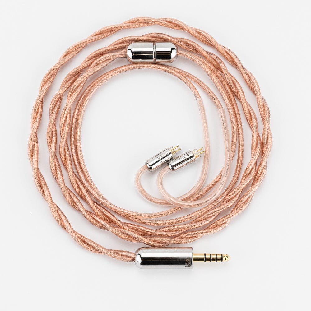 Moondrop Silver Pill Oxygen-Free Copper Silver-Plated Earphone Upgrade Cable HiFiGo Silver Pill