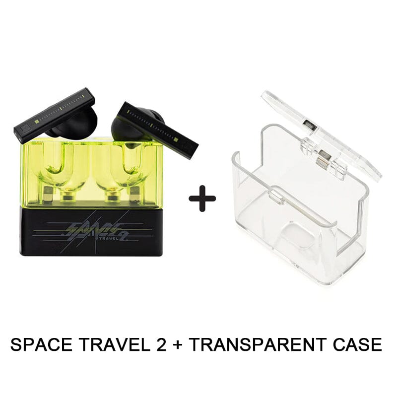 Moondrop Space Travel 2 Bluetooth 6.0 True Wireless Earbuds HiFiGo Space Travel 2-Black with Magnetic Case