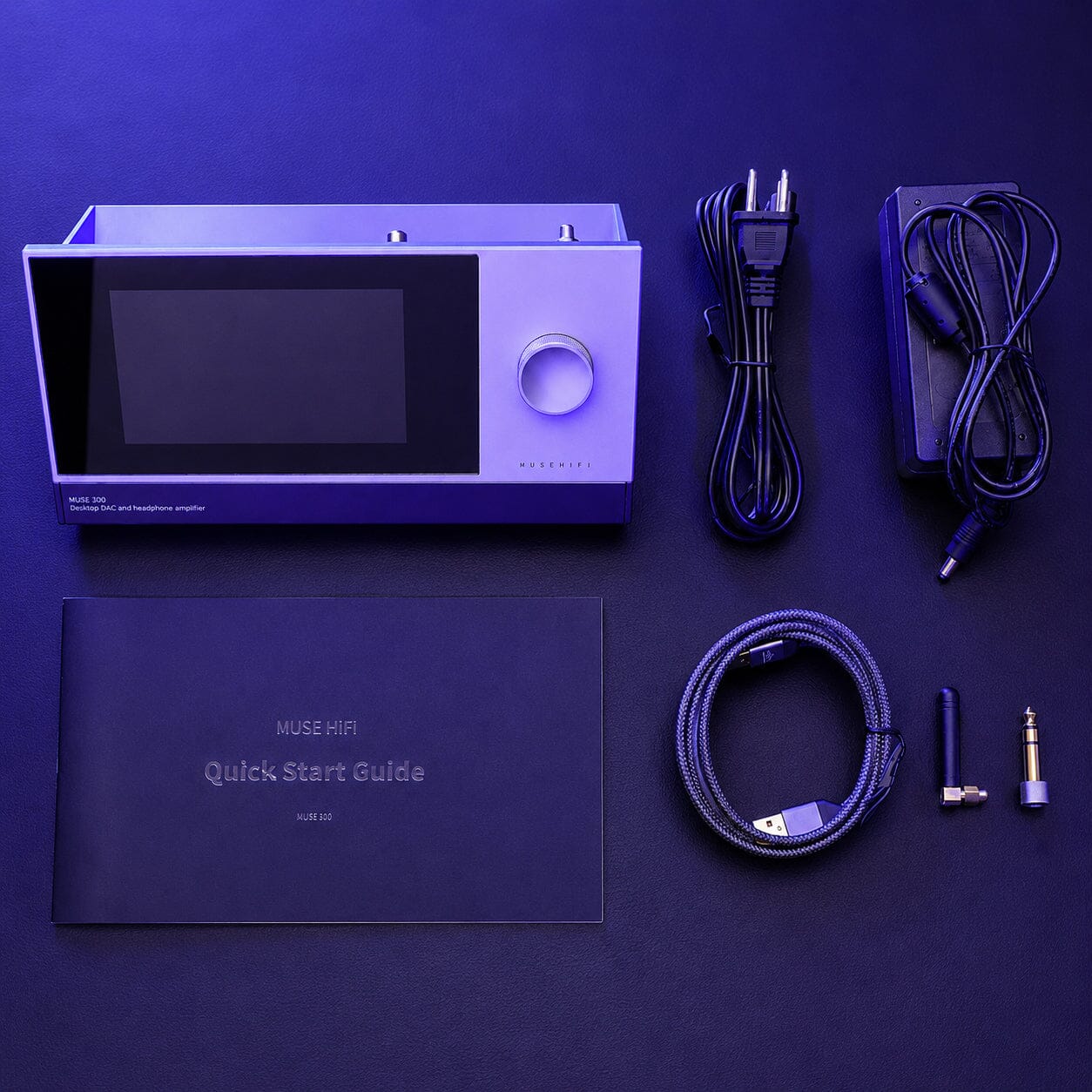 MuseHiFi Muse 300 / Muse300 ES9039 Ultra Bluetooth 5.4 Desktop DAC/AMP with an OS HiFiGo