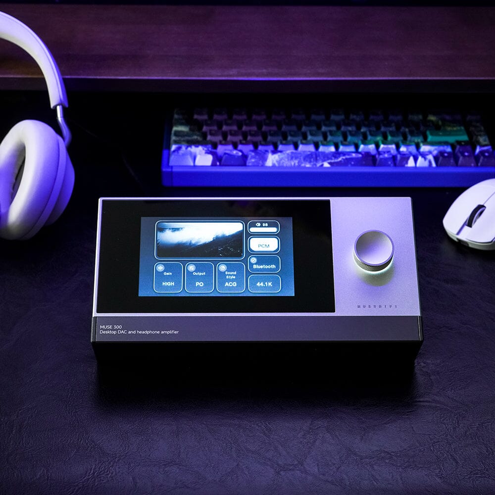 MuseHiFi Muse 300 / Muse300 ES9039 Ultra Bluetooth 5.4 Desktop DAC/AMP with an OS HiFiGo