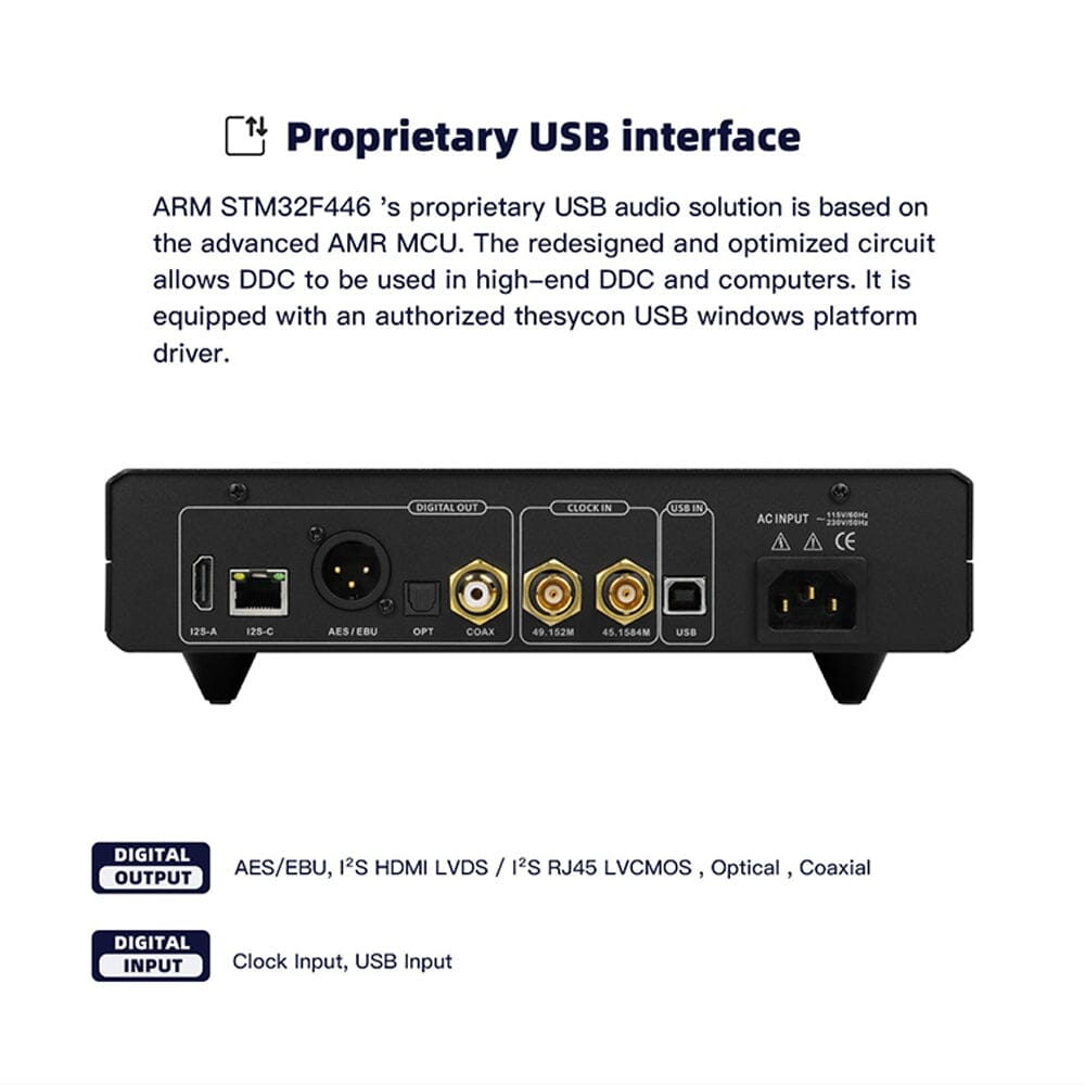 Musician Audio Pisces II High-fidelity Digital Interface HiFiGo