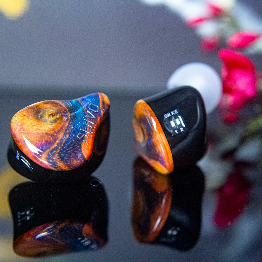 MYER-AUDIO SLIIVO SL41Pro 1DD+4BA Hybrid IEMs MYER-AUDIO SL41Pro wood grain