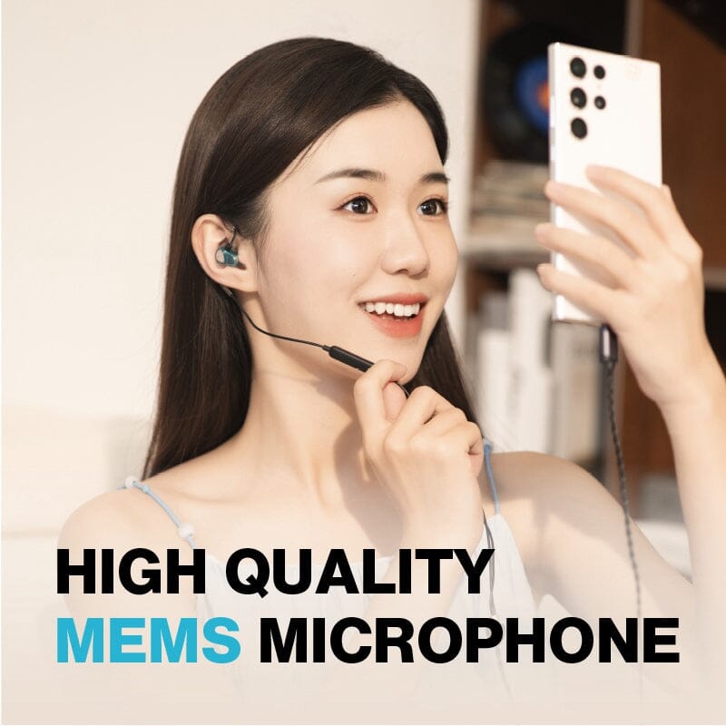 NF Audio RA05 6mm High-Magnetic Micro Dynamic Driver In-Ear Earphones HiFiGo