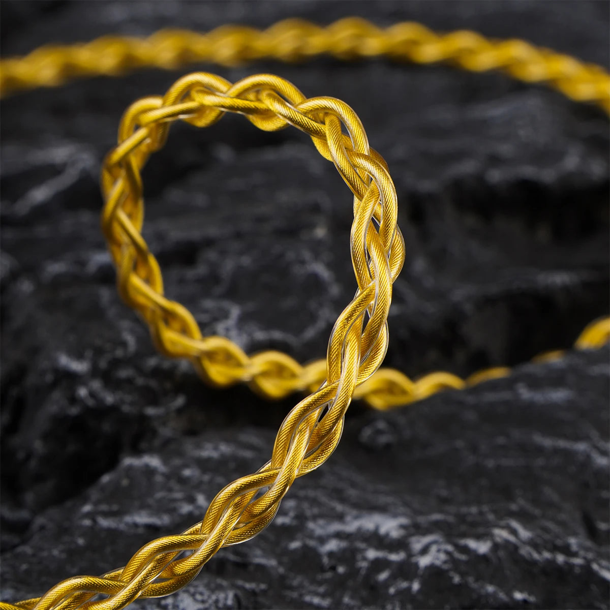 NICEHCK AuKing Flagship 7N OCC 4N Gold-Plated HiFi In-Ear Earphone Cable HiFiGo