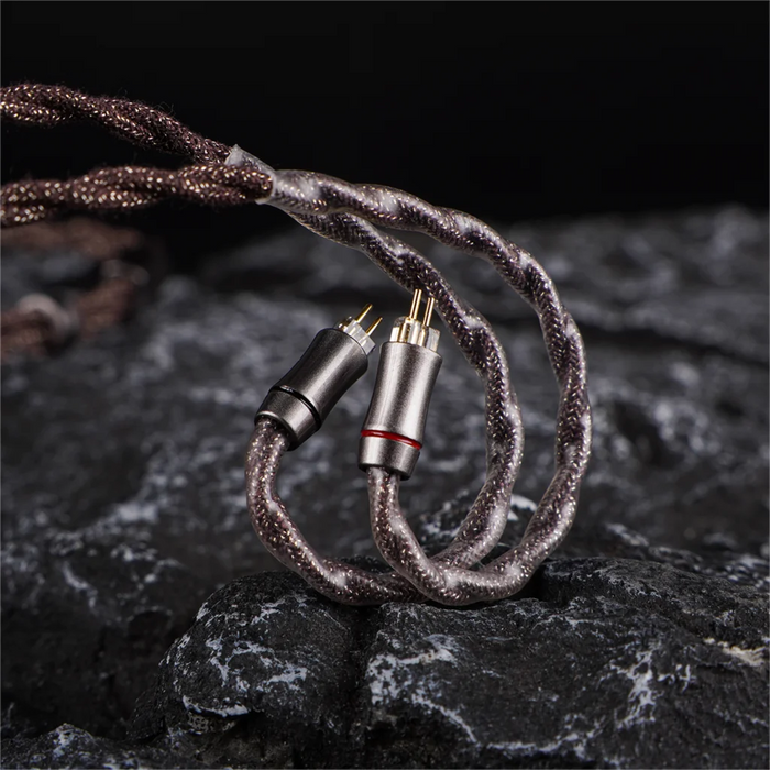 NiceHCK ChocJam 7N Silver Plated OCC+Silver Plated Critically Annealed Copper IEM Cable HiFiGo 