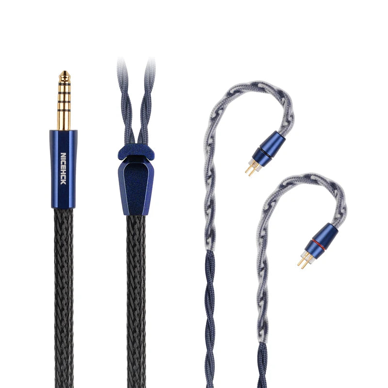 NiceHCK DualDragon 8N OCC+Microalloy Dual Plugs Earphone Cable HiFiGo