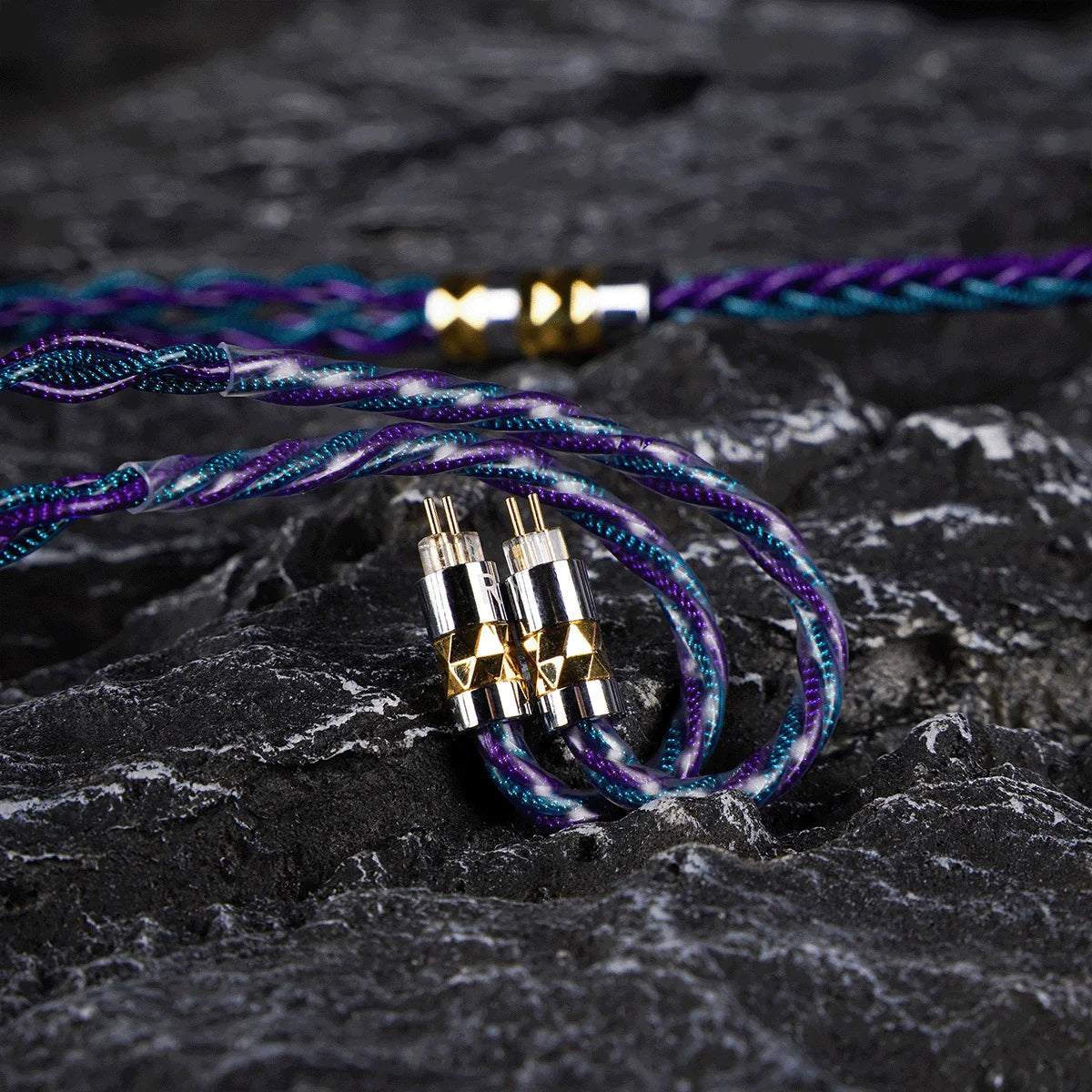 NiceHCK DualGod Silver Plated Furukawa Copper+Graphene HiFi IEM Upgrade Cable HiFiGo