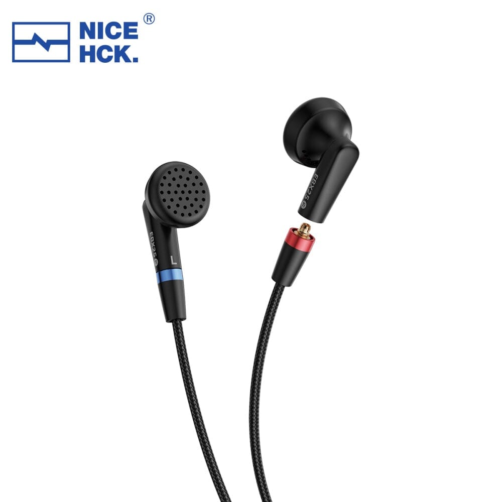 NiceHCK EBX25Ti Flagship Titanium 14.2mm Dynamic Driver Earbuds HiFiGo